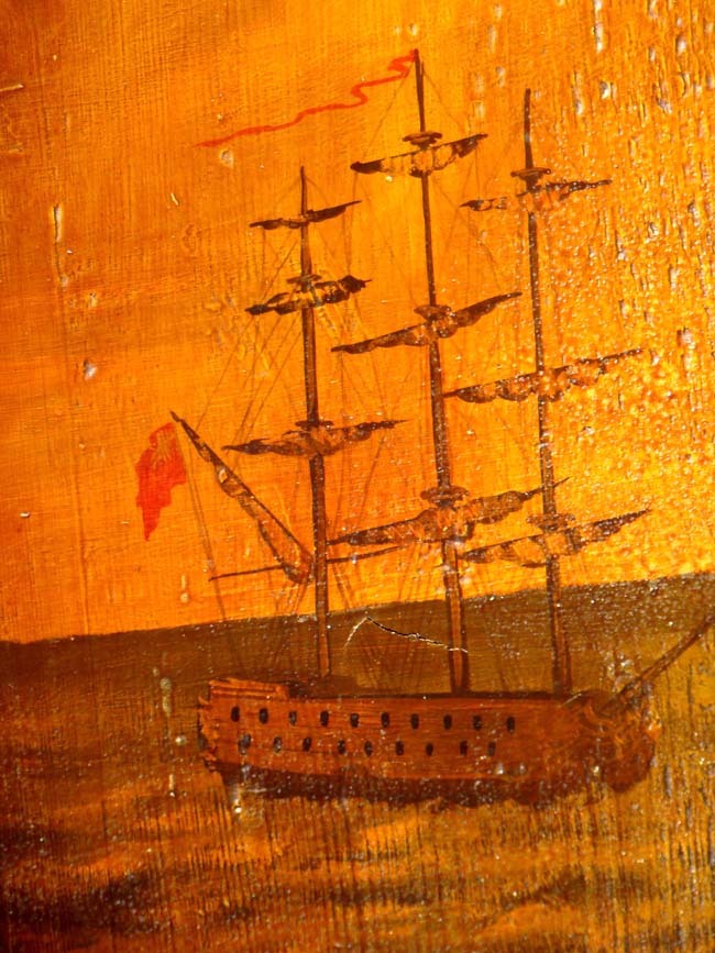 A charming 19th century Pub sign in original condition depicting a Midshipman — image 5